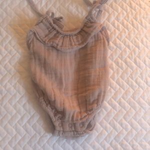 Jamie Kay 3-6 month bubble romper in lavender